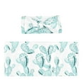 thumbnail image 1 of Herrnalise Newborn Wrap Headband Set Stretch Soft Print Wrap Wrap Bow Headband Two-Piece Set Discount !, 1 of 6