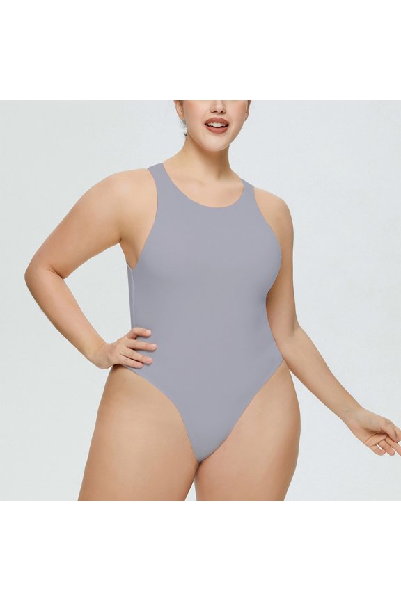 One Piece Body Shaper for Women Firm Tummy Compression Bodysuit Shaper with Butt Lifter Ladies Seamless Abdominal LifterHip Underwear Stretch Slimming Corset Jumpsuits Gray