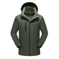 thumbnail image 1 of Herrnalise Outdoor Warm Clothing Heated For Riding Skiing Fishing Charging Via Heated Coat Olive Green, 1 of 6