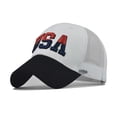 thumbnail image 1 of Nrmvnmi Patriotic Baseball Cap Adjustable Cotton Dad Hat USA Embroidered American Flag Cap for Men Women, 1 of 2