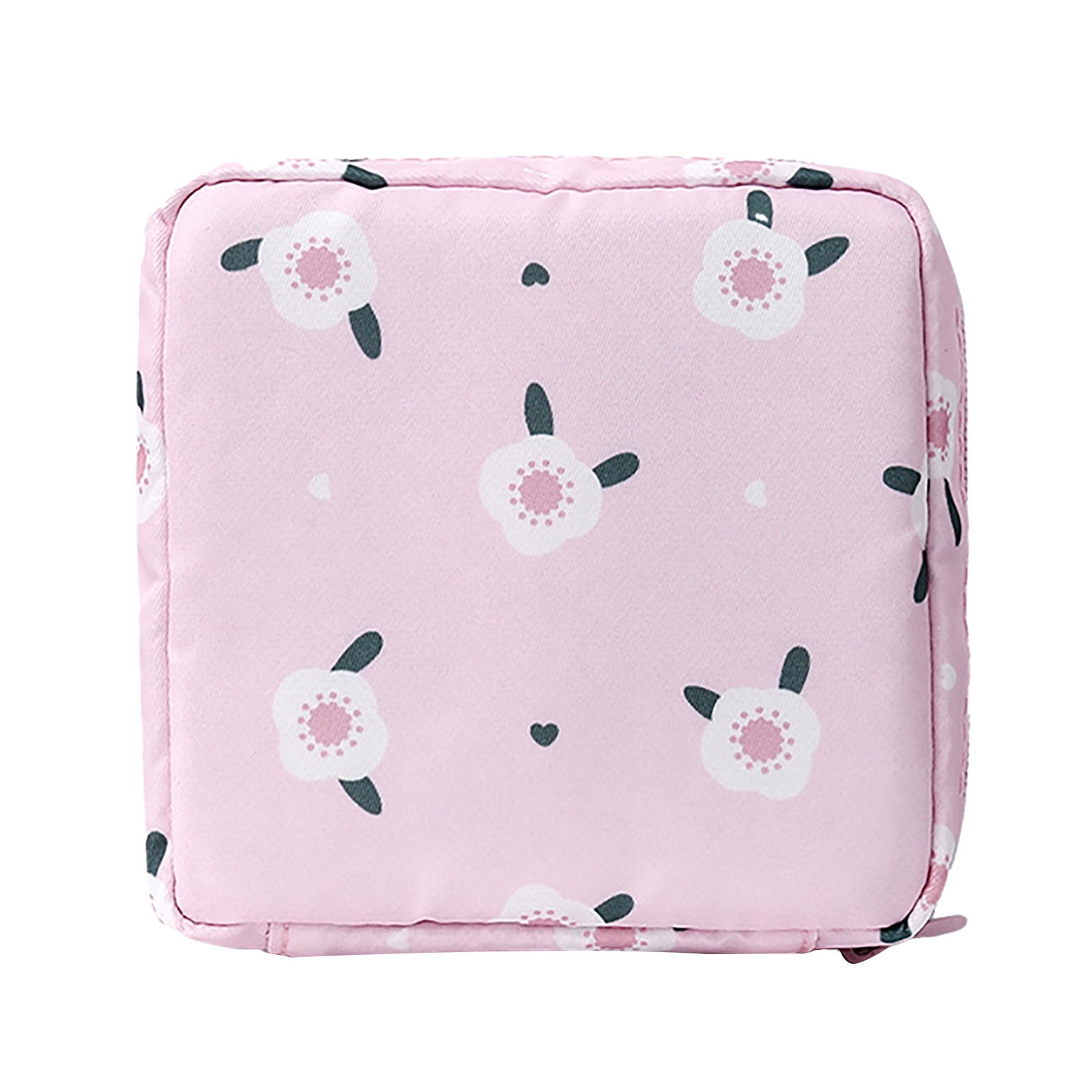 Plush Tampon Storage Bag Women Pink Rabbit Small Sanitary Napkin Toiletry  Bag Travel Cosmetic Bags Girls Tampon Holder Organizer - AliExpress
