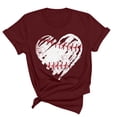 thumbnail image 1 of Herrnalise Personalized Custom Baseball player Shirt, Baseball mama tee, Sports Mom Tee, Tball mom Shirt, T-Ball Grandma, Mascot Baseball burgundy, 1 of 6