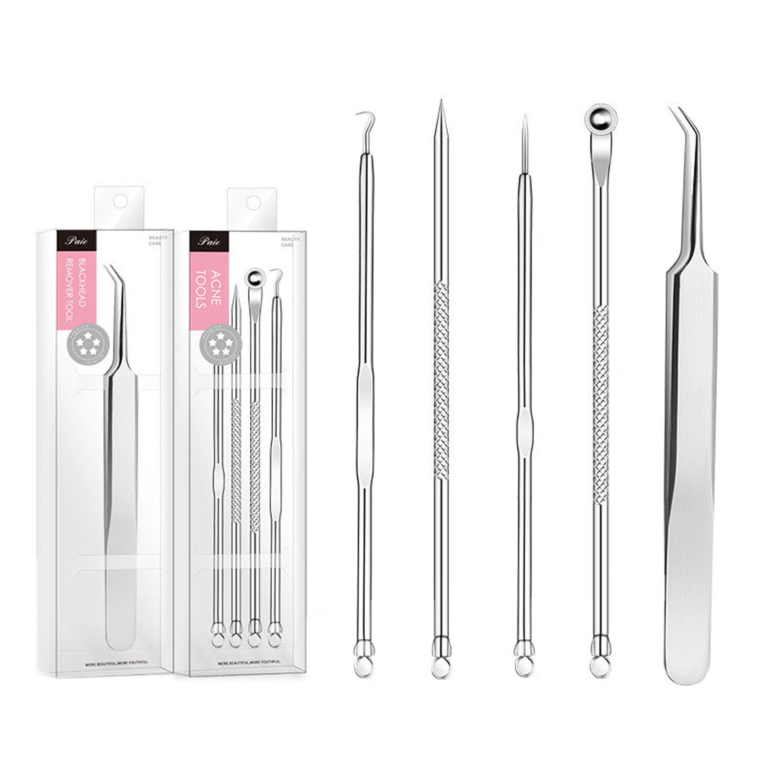 Herrnalise Pimple Popper Tool Kit Blackhead Remover Comedone