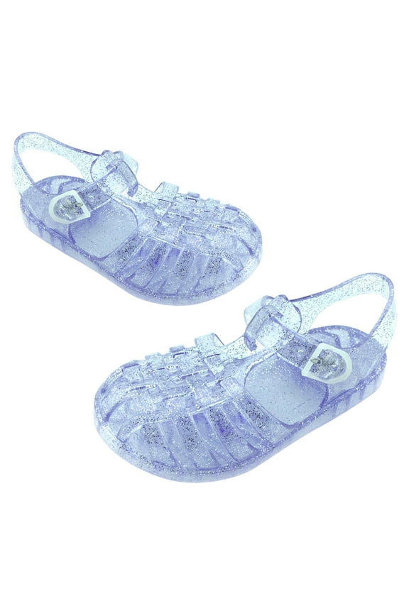 Princess Jelly Sandals Glitter Jelly Sandals Mary Dance Shoes Girls Flat Sandal Water Shoes for Kids Toddler