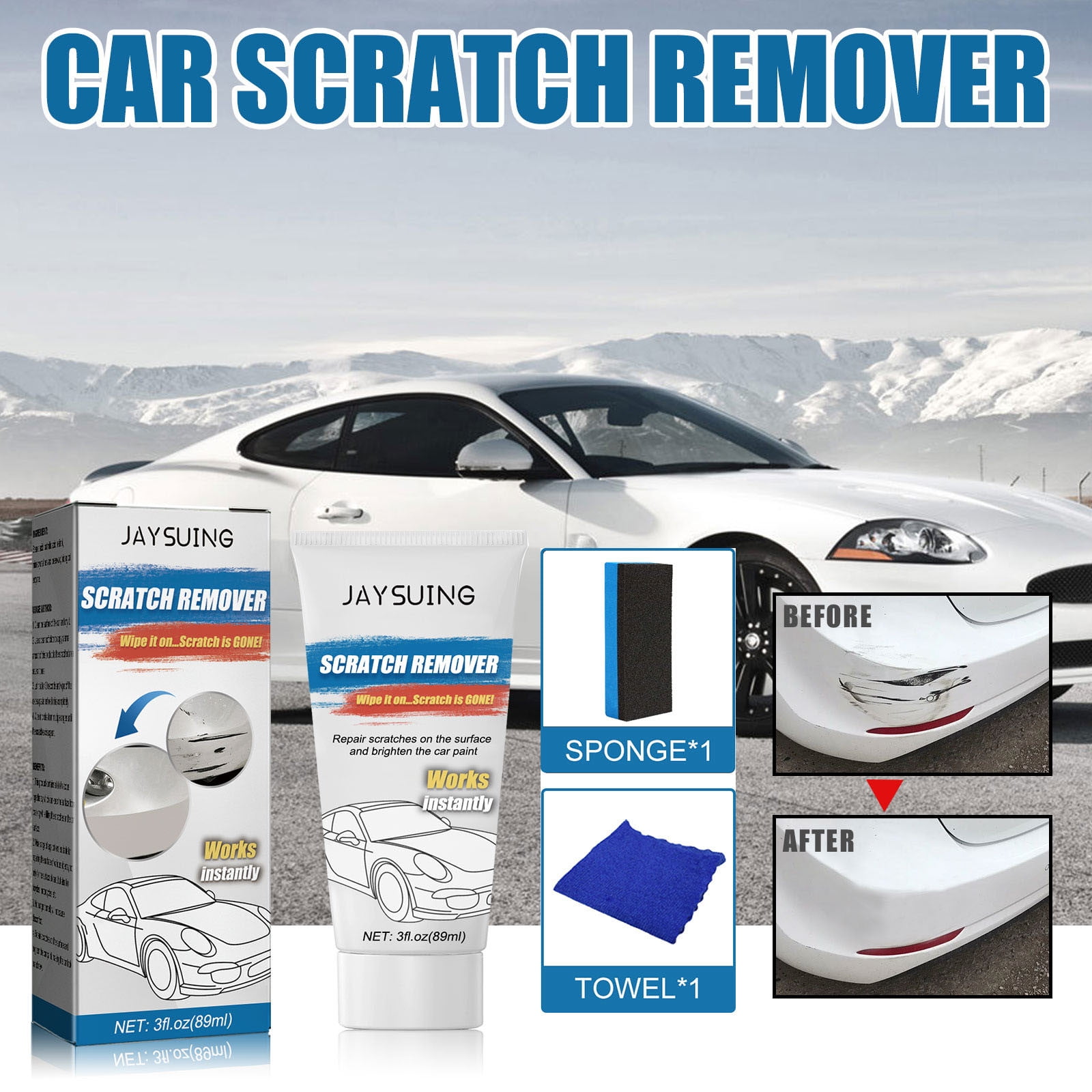 Herrnalise Scratch and Swirl Remover Car Scratch Remover for
