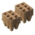thumbnail image 1 of Herrnalise Seed Starter Tray Kit, Peat Pots for Seedlings Packs of 20x6 Cell Organic Biodegradable Plant Starter Trays for Vegetable & Flower, Indoor/Outdoor,, 1 of 9