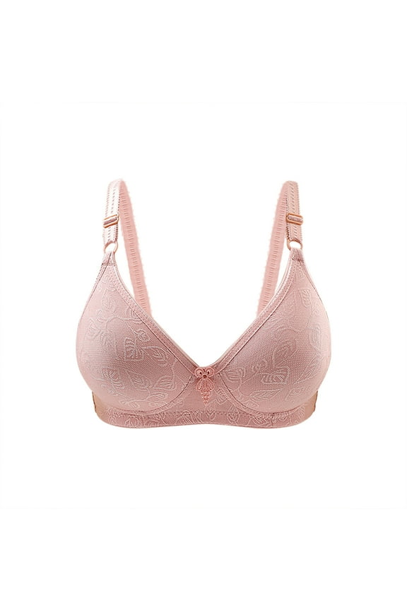 Sexy Tee Lightly Lined Demi Bra,Breathable Bra, Moderate Coverage, Lace, Smoothing, Lightly Lined,Solid Print Bras for Women