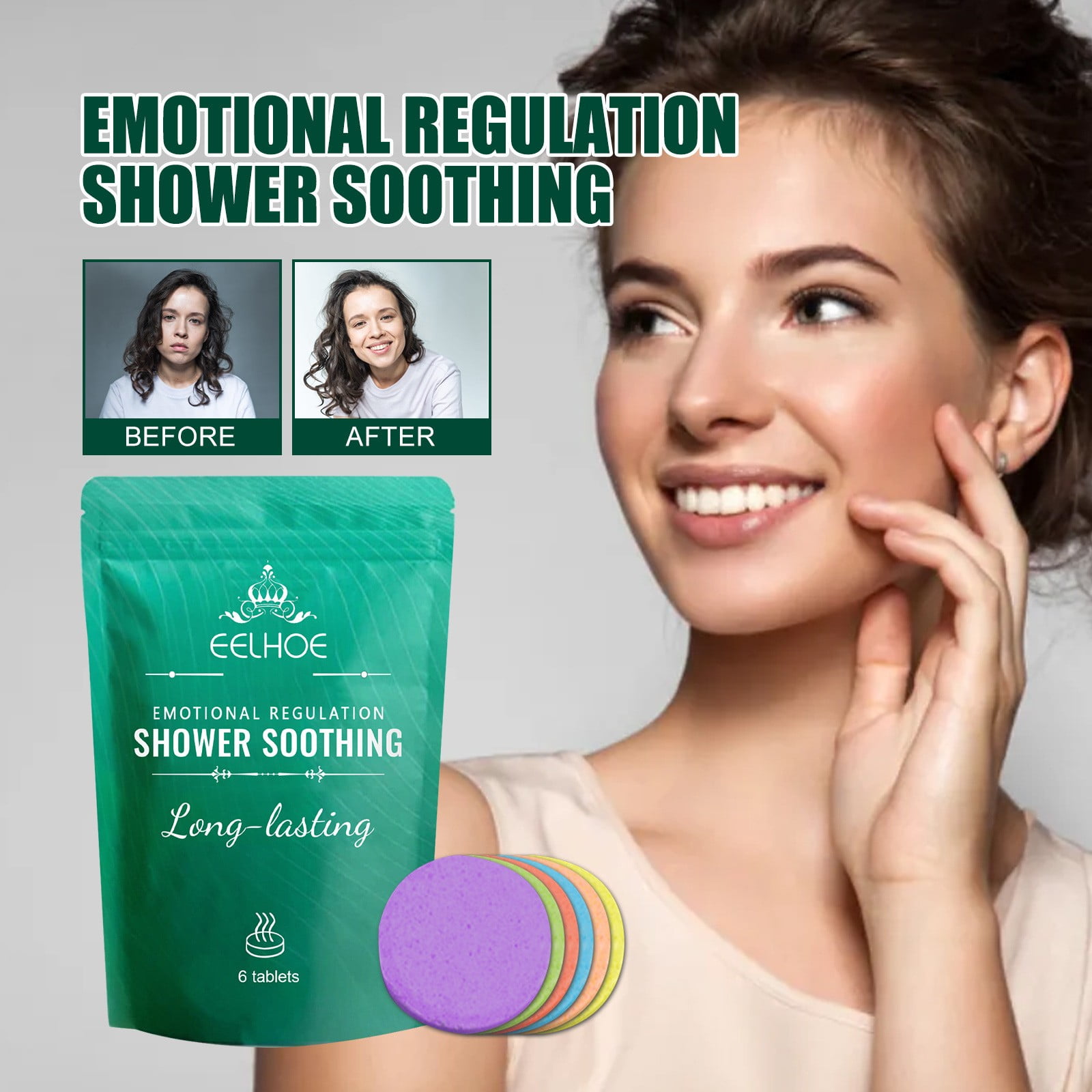 Herrnalise Shower Steamers Aromatherapy Menthol & Eucalyptus Shower