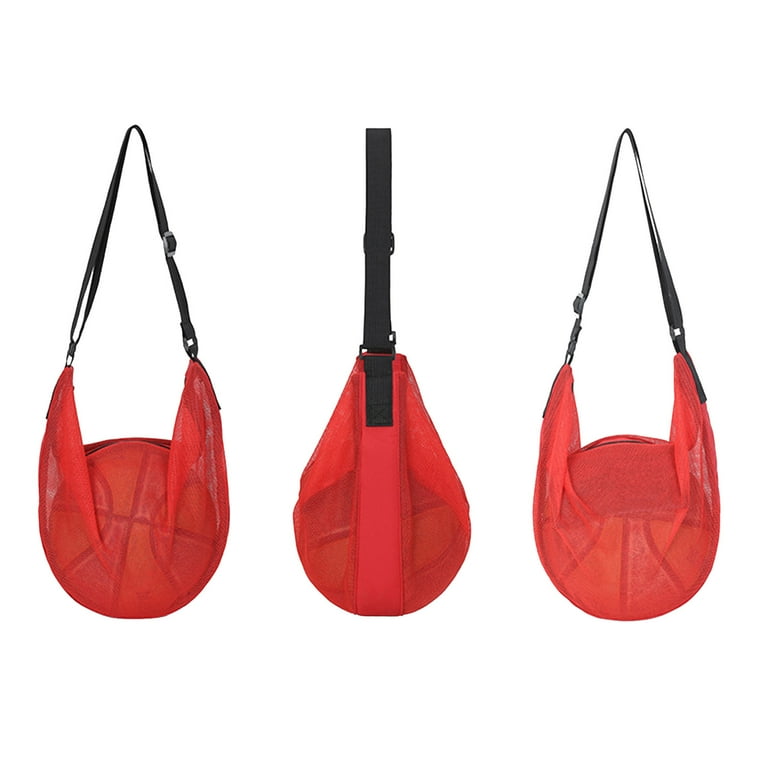 Herrnalise Single Ball Bag Mesh Carry Bag Sport Game Ball