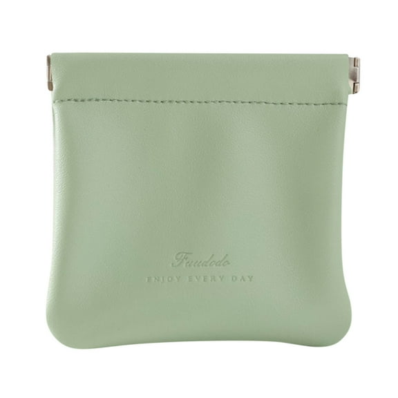 Herrnalise Small Makeup Bag for Purse, Mini Portable Cosmetic Bags for Women, Coin Purse Lipstick Cosmetic Accessories Organizer, Small Travel Kit Storage Pouch, Green