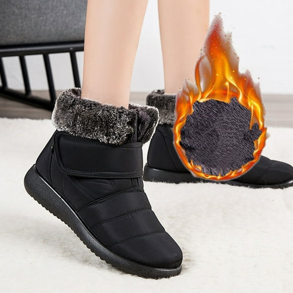 Herrnalise Snow Boots Short Boots Winter Cotton Boots Plus Velvet Warm Women's Boots rollbacks