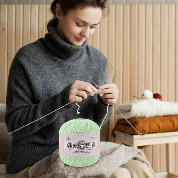 Herrnalise Soft Classic Yarn,1.76oz 355yds Anti-Pilling Fine Crochet Yarn for Crocheting and Knitting DIY Handmade Products,Perfect for Weaving