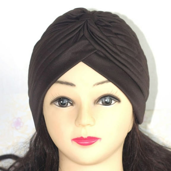 Herrnalise Solid Multifunctional Turban Ear Cap Cap Cap Beauty Big Satin Bonnet O