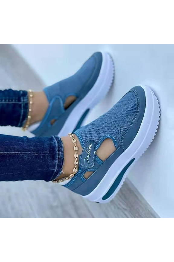 Spring And Summer New Casual Shoes Women's Flat Breathable Casual Mesh Shoes Shoes Women