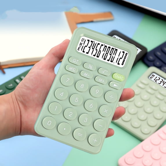 Herrnalise Standard Calculator 8 Digit with Large LCD Display and Big Buttons,Cute Calculator,Desktop Calculator for Office,Home,School