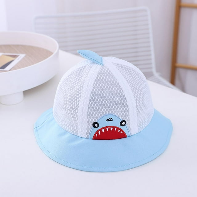 2 Pieces Toddler Sun Hat Kids Bucket Sun Hat Baby Cute Print Summer Sun Hat With Adjustable Head Drawstring And Chin Strap Outdoor Kids Summer Protection Bucket Hats,6-15 Months