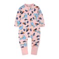 thumbnail image 1 of QISIWOLE Newborn Baby Boys Girls Long-sleeve Cartoon Romper Jumpsuit Clothes Outfits, Discount, 1 of 9