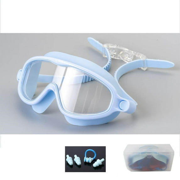 Herrnalise Swim Goggles , Wide View Anti Fog&UV Swimming Goggles for Audlt, No Leaking Swim Glasses for Men Women Kids