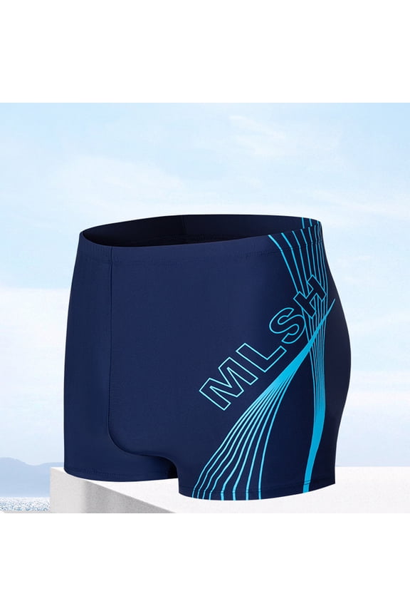 Swim Jammers for Men Square Leg Swimsuit Athletic Training Quick Dry Chlorine Resistant Mens Swim Briefs For 2XL