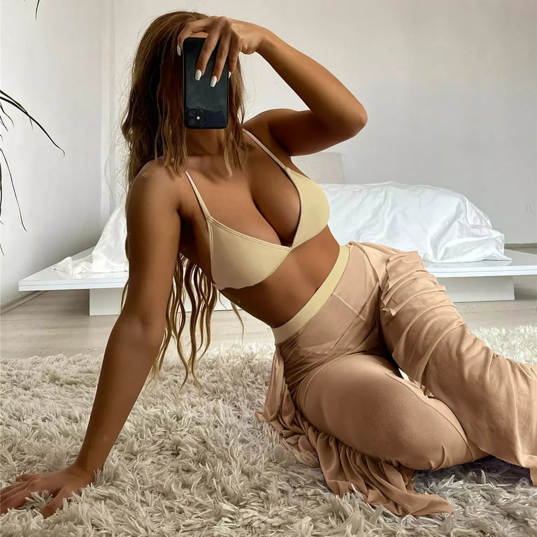 Mesh bathing suit two piece online