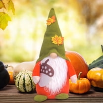 Herrnalise Thanksgiving Day Autumn Gnomes Plush Decoration,Handmade Holiday Gnomes Fall Decor Indoor,Pumpkin Acorn Corn Gonk Harvest Festival Autumn Ornament for Home