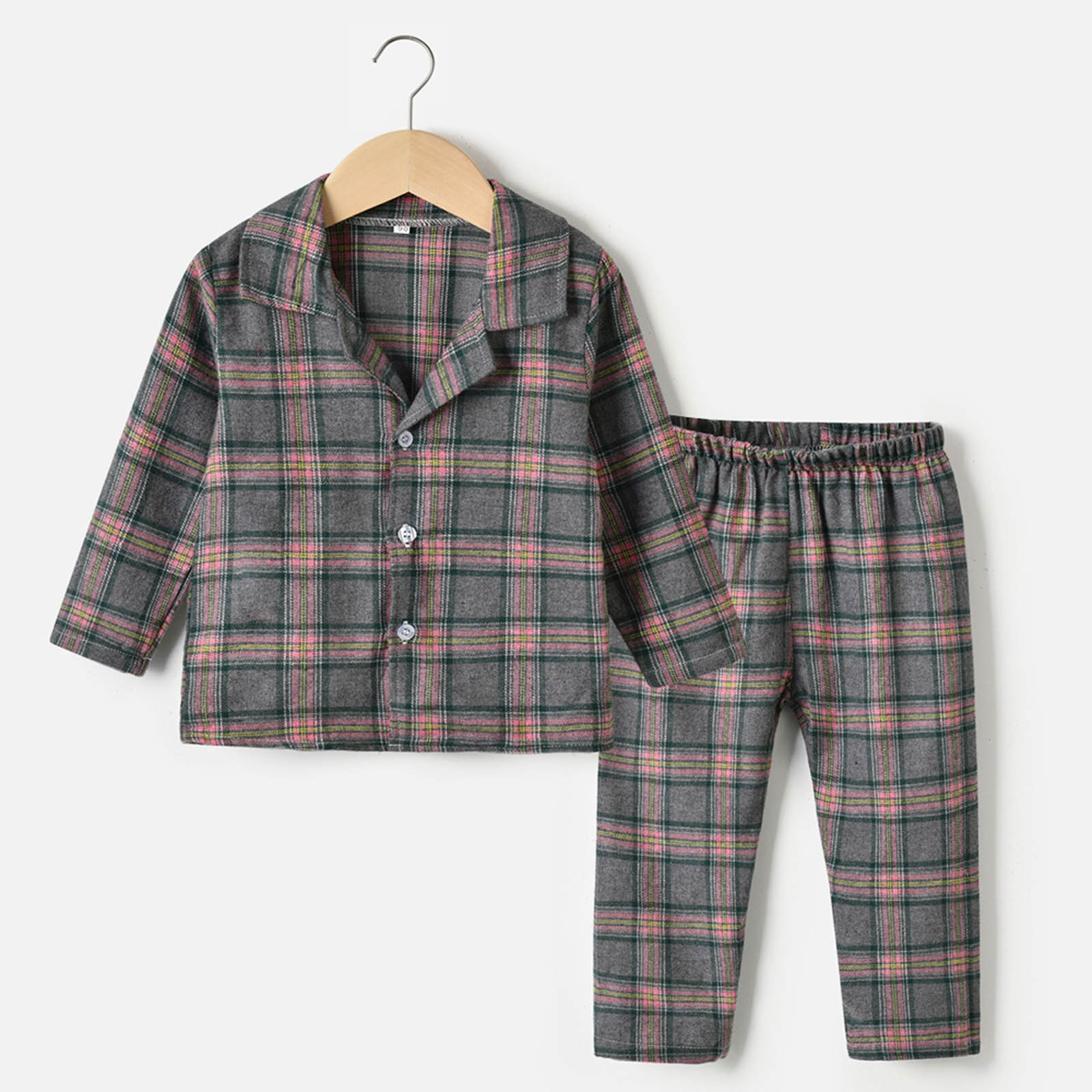 Herrnalise Toddler Baby Boys & Girls Flannel Pajamas Kids 2ps Cotton