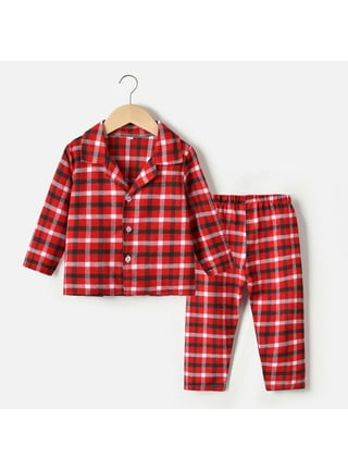 Button-Front Boys Pajamas - Gray Stripe in Kid's Cotton Styles, Pajamas  for Kids