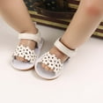 thumbnail image 1 of QISIWOLE Toddler Baby Girls And Boys Cute Sandals Printed Soft Sole Cutout Sandals,rollbacks, 1 of 5