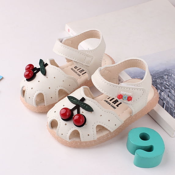 QISIWOLE Toddler Baby Girls Boys Cute Shoes Hollow Out Soft Kids Summer Non-slip Sandals Sales