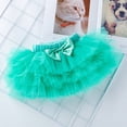 thumbnail image 1 of SDJMa Toddler Baby Girls Cute Rainbow Net Yarn Bow Princess Pettiskirt Multi-color Skirt, 1 of 9