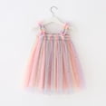 thumbnail image 1 of Herrnalise Toddler Baby Girls Tulle Tutu Dress Sleeveless Mesh Sequin Star Rainbow Suspenders Dress Little Girls Layered Birthday Party Princess Dress 6M-5T, 1 of 7