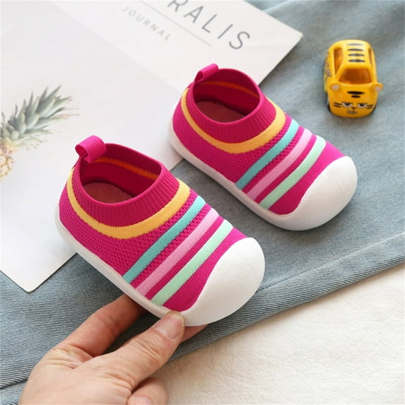 Herrnalise Toddler Baby Sneakers Boys Girls Walking Shoes Breathable Mesh Shoes Sandals rollbacks