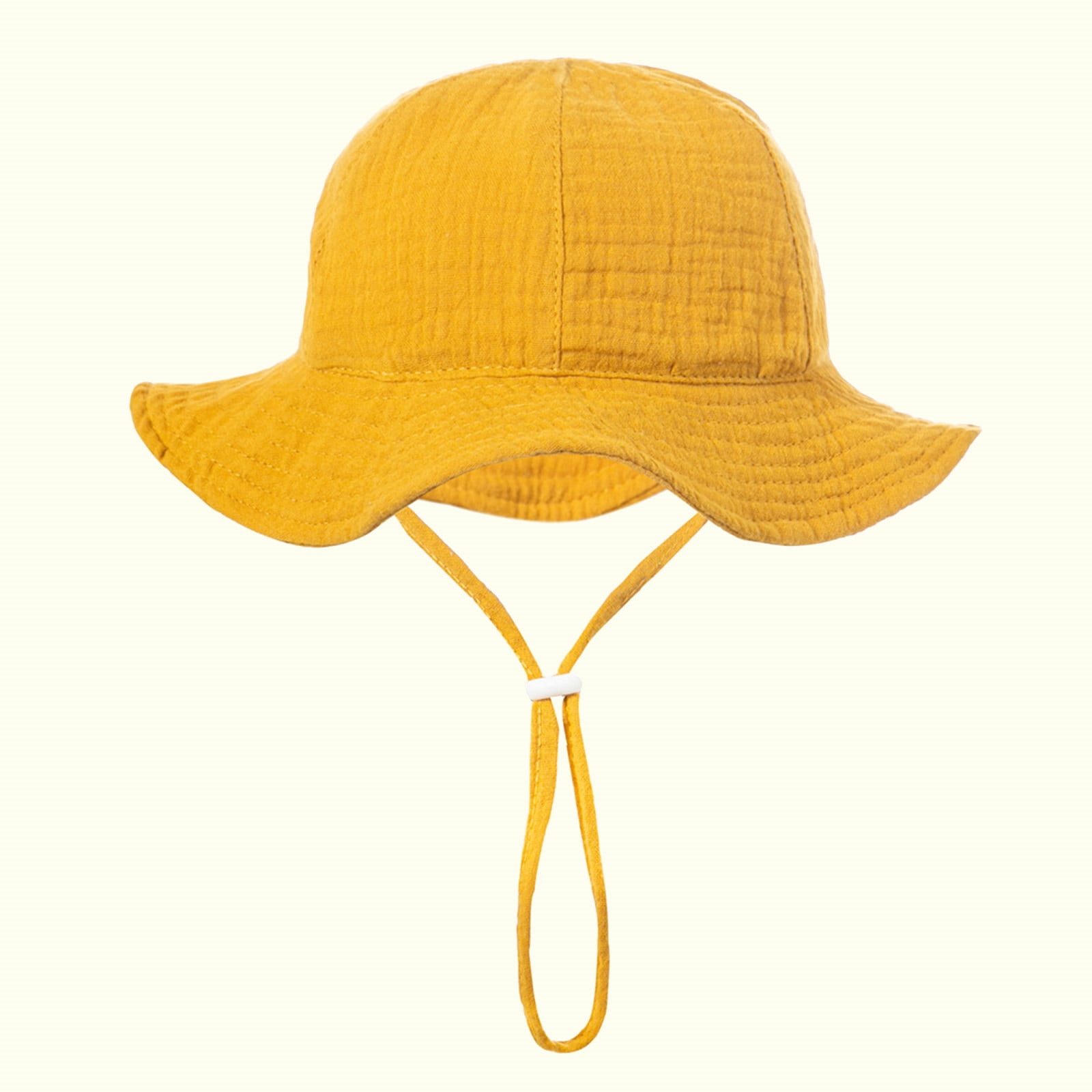 Chapeau Soleil Bébé 50+ UPF - Protection UV Large Bord Avec Mentonnière Réglable - 2 à 3 Ans