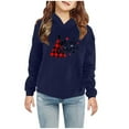 thumbnail image 1 of Herrnalise Toddler Boys Christmas Sweatshirts Hoodies Christmas Prints Pullover Tops Kids Hooded Sweaters Xmas Outerwear, 1 of 5