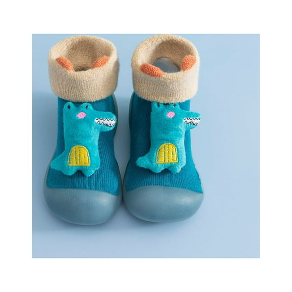 SDJMa Toddler Boys Girls Socks Breathable Kids Non-slip 3D Doll Cartoon Thicken Indoor Toddler Shoes