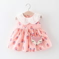 thumbnail image 1 of Herrnalise Toddler Child Baby Girl Summer Printed Vest Dress With Small Shoulder Bag toddler clothes, 1 of 3
