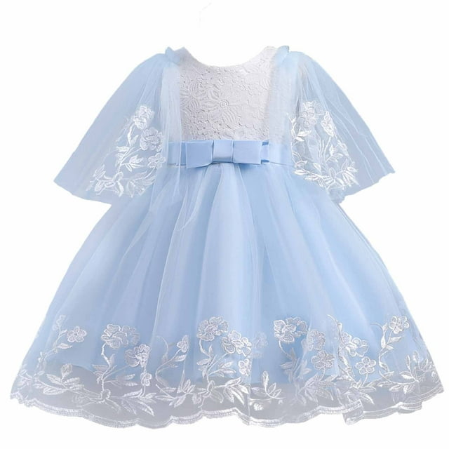 Herrnalise Toddler Children Elegant Embroidered Lace Princess Floral ...
