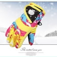 thumbnail image 1 of Herrnalise Toddler Girls Boys Snow Gloves Kids Ski Winter Gloves Windproof Children Warm Gloves, 1 of 3