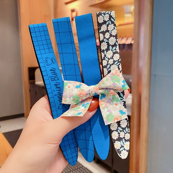 Herrnalise Toddler Girls Multiple Colors Bow Velcro-Hair Band Children Hair Accessories