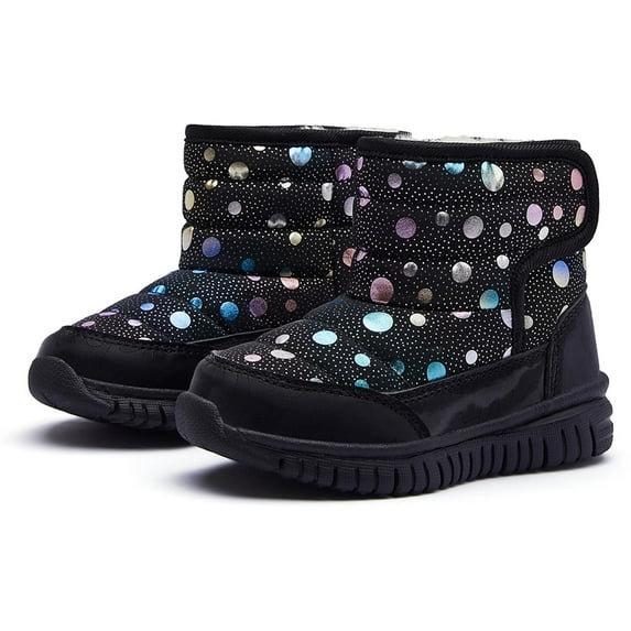 Herrnalise Toddler Little Kid Snow Boots For Boys Girls Kids Outdoor Winter Shoes Cotton Boots,Savings
