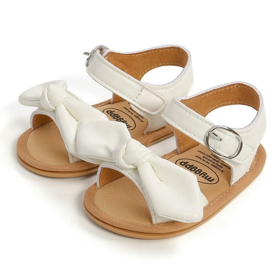 Herrnalise Toddler Shoes Baby Girls Cute Fashion Cotton Buckle Bow Non-slip Soft Bottom Sandals,rollbacks