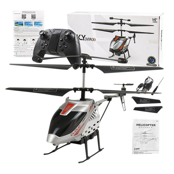 Herrnalise Toys on Clearance under $10 2.4g Gyro Helicopter with Remote Control Altitude Hold Rc Alloy Drone Toy Gift