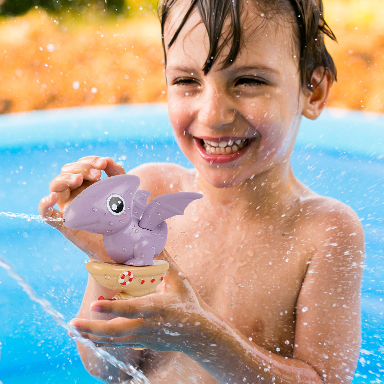 Herrnalise Toys on Clearance under $10 Water Toys Kids Dinosaur Squirt Summer Toys Shooting for Pool Yard Beach Outdoor Party Gift