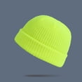 thumbnail image 1 of Herrnalise Unisex Fashion Warm Winter Casual Knitted Hat Solid Color All-match Hat, 1 of 2