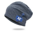 thumbnail image 1 of Herrnalise Unisex Keep Warm Windproof Baggy Letter Crochet Winter Ski Beanie Caps Wrap Hat, 1 of 4