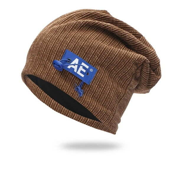 Herrnalise Unisex Keep Warm Windproof Baggy Letter Crochet Winter Ski Beanie Caps Wrap Hat