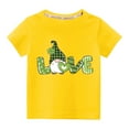 thumbnail image 1 of Herrnalise Unisex Kids' St. Patrick's Day Green Gnomes Theme Short Sleeve T-Shirt Soft Cotton Irish Green Tee 2-10 Years, 1 of 1