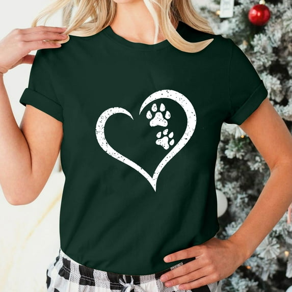 Herrnalise Valentines Day Shirts For Women Crewneck Pink Slim Fitted Short Sleeve T-Shirt Stretchy Bodycon Basic Tee Tops Valentines Day Gifts For Her