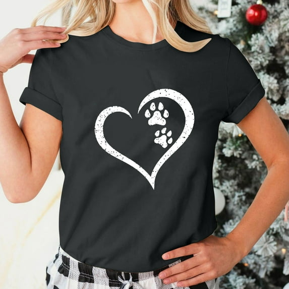 Herrnalise Valentines Day Shirts For Women Crewneck Pink Slim Fitted Short Sleeve T-Shirt Stretchy Bodycon Basic Tee Tops Valentines Day Gifts For Her