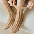 thumbnail image 1 of Herrnalise Velvet Toe Socks Five Finger Solid Color Socks No Show Crew Athletic Thickended Running Socks, 1 of 5